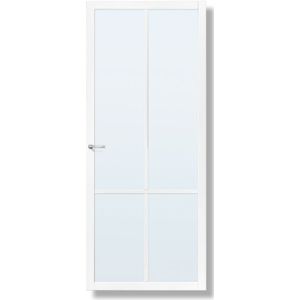Binnendeur Skantrae Slimseries SSL 4408 Blank Glas Wit 211.5x88cm Stomp