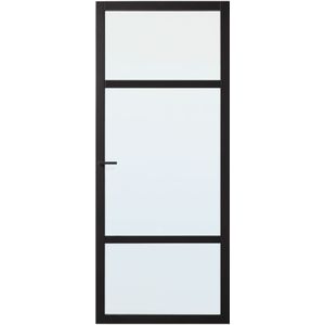 Binnendeur Skantrae Slimseries SSL 4026 Blank Glas Zwart 231.5x88cm Stomp