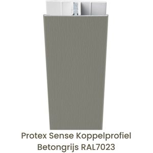 Protex® Sense Koppelprofiel Alu/PVC Betongrijs RAL7023