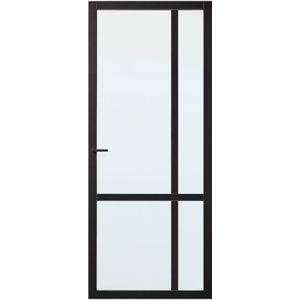 Binnendeur Skantrae Slimseries SSL 4027 Nevel Glas Zwart 231.5x93cm Stomp