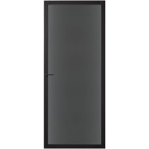 Binnendeur Skantrae Slimseries SSL 4000 Rookglas Zwart 231.5x88cm Opdek Links
