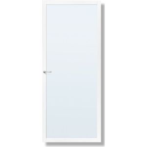 Binnendeur Skantrae Slimseries SSL 4400 Nevel Glas Wit 201.5x83cm Opdek Rechts