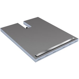 Wedi Fundo Plano Linea Douchevloerelement 120x90cm goot 30cm
