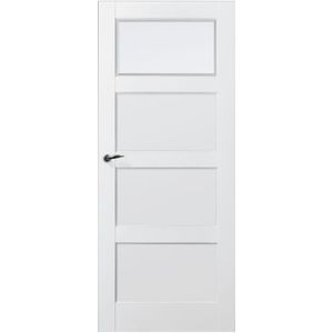Binnendeur Skantrae Original SKS 235 C1 Facet Satinato Glas 201.5x93cm Opdek Links