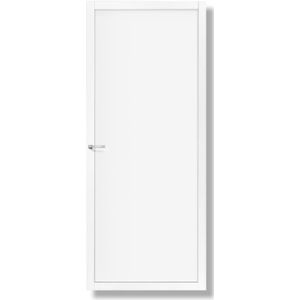 Binnendeur Skantrae Slimseries SSL 4050 Paneeldeur Wit 201.5x73cm Opdek Rechts