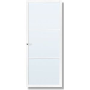 Binnendeur Skantrae Slimseries SSL 4403 Blank Glas Wit 211.5x83cm Stomp
