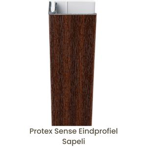 Protex® Sense Eindprofiel Alu/PVC Sapeli