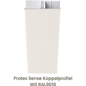 Protex® Sense Koppelprofiel Alu/PVC Wit RAL9016