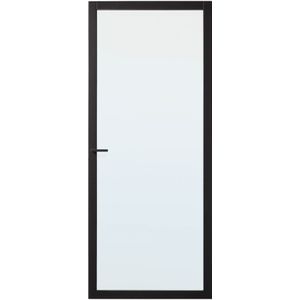 Binnendeur Skantrae Slimseries SSL 4000 Blank Glas Zwart 201.5x93cm Stomp