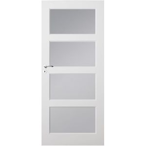 Binnendeur Skantrae Accent SKS 1235 Blank Glas 211.5x88cm Opdek Rechts