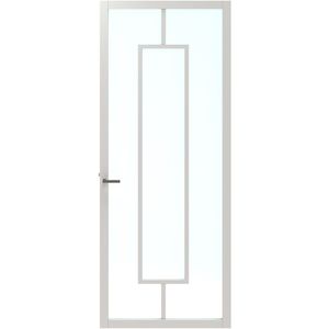 Binnendeur Skantrae SSL 14616 Blank Glas Wit Gelakt 231.5x93cm Opdek Rechts