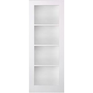 Binnendeur Skantrae Cube SKS 3254 Blank Glas 231.5x63cm Opdek Links