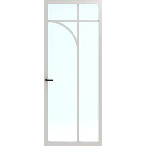 Binnendeur Skantrae SSL 14611 Blank Glas Wit Gelakt 201.5x78cm Schuifdeur