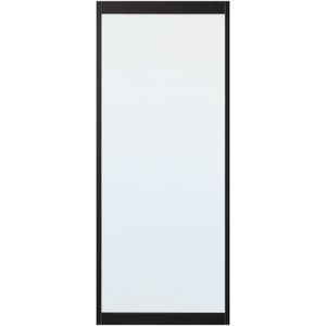 Taatsdeur Skantrae Slimseries Ultra SSL 4100 Blank Glas Zwart Hoogte: 201.5 - 211.5cm