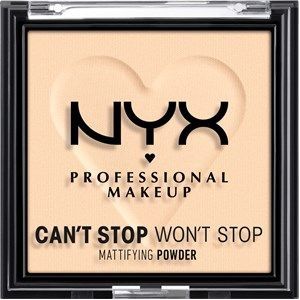 NYX Professional Makeup Facial make-up Powder Can't Stop Won't Stop Mattifying Powder 11 Bright Translucent