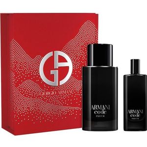 Armani Herengeuren Code Homme Geschenkset Parfum 75 ml + Parfum 15 ml