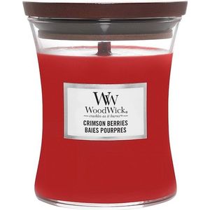 WoodWick Hourglass Medium Geurkaars - Crimson Berries