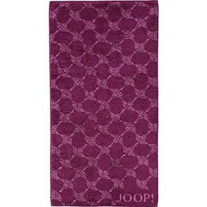 JOOP! Handdoeken Cornflower Douchehanddoek cassis 80 x 150 cm