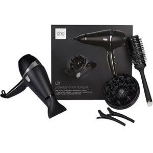 ghd Haarstyling Haardroger Professional haardroog set ghd Air Professional Hairdryer + Diffusor + Ceramic Vented Radial Brush + 2 clips om het haar te verdelen + stoffentas