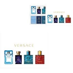 Versace Herengeuren Man Eau Fraîche Geschenkset Man Eau Fraîche 5 ml + Dylan Blue 5 ml + Eros 5 ml + Eros Flame 5 ml