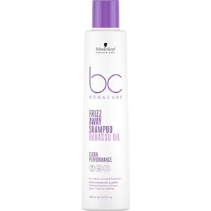 Schwarzkopf Bonacure Frizz Away Shampoo 250ml - Normale shampoo vrouwen - Voor Alle haartypes