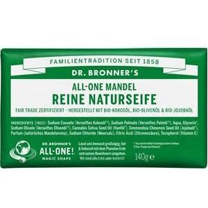 Dr. Bronner's Verzorging Blokzeep All-One amandel zuiver natuurlijke zeep