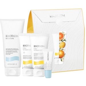 Biotherm Geuren Eau Vitaminée Geschenkset Body Lotion 50 ml + Shower Gel 50 ml + Biomains 100 ml + Beurre de Lèvres 5 ml