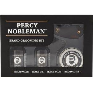 Percy Nobleman Verzorging Baardverzorging Beard Grooming Kit Beard Wash 30 ml + Beard Conditioning Oil 30 ml + Moustache Wax 20 ml + Beard Comb