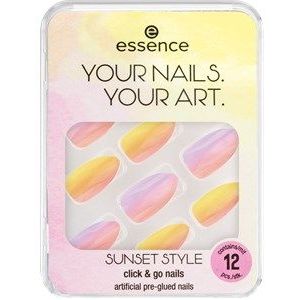 Essence Nagels Kunstnagels Click & Go Nails Sunset Style
