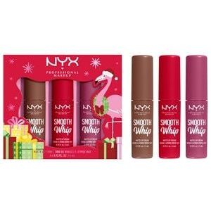 NYX Professional Makeup Make-up lippen Lipstick Cadeauset Cherry Crème 4 ml + Onesie Funsie 4 ml + Memory Foam 4 ml