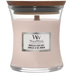 WoodWick Hourglass Large Geurkaars - Vanilla & Sea Salt