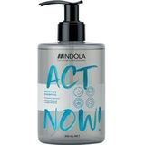 Indola Act Now! Moisture Shampoo 1000ml - Normale shampoo vrouwen - Voor Alle haartypes
