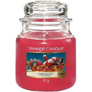 Yankee Candle Kamergeuren Geurkaarsen Christmas Eve Classic Medium Glass