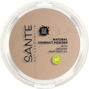 Sante Naturkosmetik Make-up gezicht Foundation & Powder Natural Compact Powder No. 02 Neutral Beige