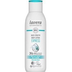 Lavera Basis Sensitiv Lichaamsverzorging biologische aloë vera & biologische jojoba-olieexpress bodylotion