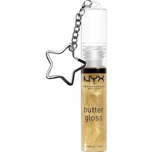 NYX Professional Makeup Make-up lippen Lipgloss Jumbo Butter Gloss 25K goud