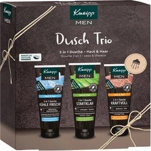 Kneipp Huidverzorging Herencosmetica MEN Douche Trio geschenkverpakking 2in1 Douche Cool Freshness 75 ml + 2in1 Shower Ready to Go 75 ml + 2in1 Shower Powerful 75 ml