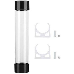 PC Watertank, G1/4 ""Draad 240 MM Transparante Cilindrische Computer Waterkoeling Watertank met 45 MM Diameter Pijp