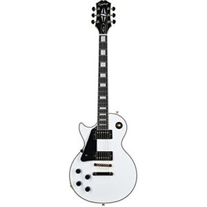Epiphone Les Paul Custom Alpine White Lefthand - Elektrische gitaar voor linkshandigen