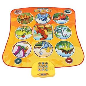 Elektronische dansmat, draagbare opvouwbare kinderdansmat, heldere kleur voor kinderen voor de woonkamer (dinosaurus)