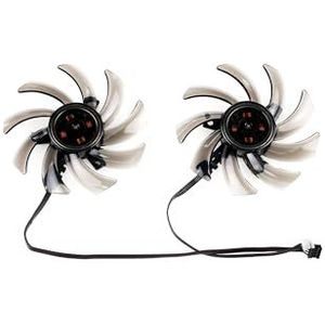 85MM GA91S2U GTX 1660 koelventilator voor PALIT voor GeForce Ti RTX 2060 2070 SUPER DUAL videokaartkoelerventilator(Black 2-Fan)