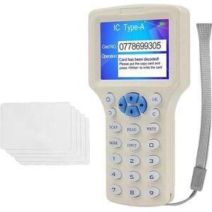 Pesfehhy RFID NFC Smartcardlezer + 5XT5577 Kaart RFID Duplicator 125K 13,56MHz IC/ID Sleutel Schrijver RFID Programmeur Sleutel Replicator
