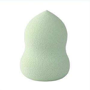 Poederdons 1pc cosmetische bladerdeeg poeder gladde dames make-up foundation spons schoonheid make-up tools & accessoires waterdruppel menging vorm Gezicht poederdons (Size : Gourd light green)