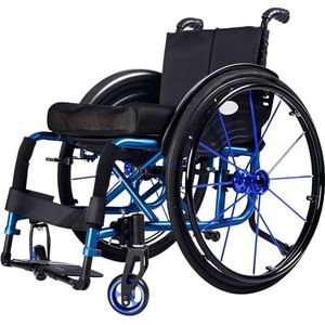 PP-Vic - Elektrische Sportrolstoel - Opvouwbaar - Aluminium - Verstelbare Voetensteun - Zithoogte - Schokabsorberend