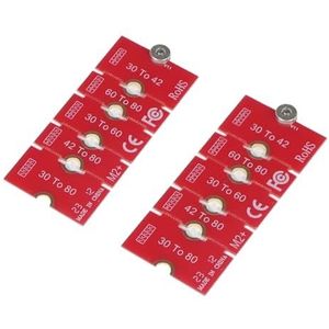 JMT NGFF NVME M2 M2PLUS 2230 naar 2280 Adapterkaart 2230, 2242, 2260, 2280 Extended Transfer Lange Grootte Wijziging voor M.2 U.2 M3 M.3 SSD (2 stuks)