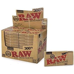 Raw Sigarettenpapier 300, doos met 40 boekjes