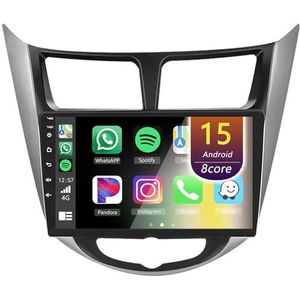 Android Radio voor Hyundai 2010-2016, 9 inch Touchscreen Autoradio met Wireless CarPlay Android Auto Bluetooth WIFI(4Core(1+32GB))