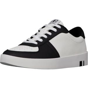 Ben Sherman Richmond Sneaker voor heren, Wit Zwart, 42.5 EU