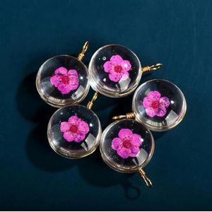 18# nl ijzerdraad glas kraal bal en bloemen hanger voor doe-het-zelf oorbellen armband choker ketting sieraden maken kralen-5pcs-18mm-XN59411