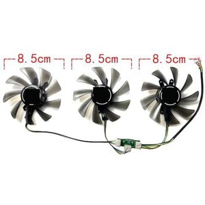 Voor GAINWARD voor GeForce GTX1060 1070 1070ti 1080 1080ti GAMESOUL grafische kaart vervangende ventilator(Middle fan)